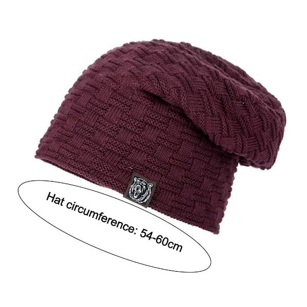 Winter Beanie Hat Kylmähattu TUMMANHARMAA Dark Grey
