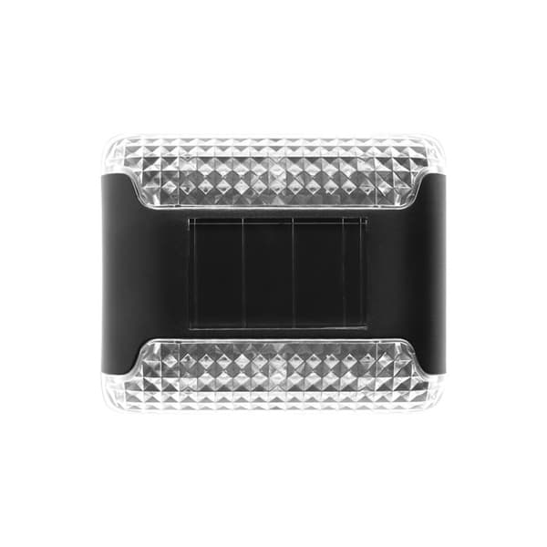 4 stk. LED solcellelamper til hegn - sollys - 4 stk. - VARM 4pcs-Warm Light