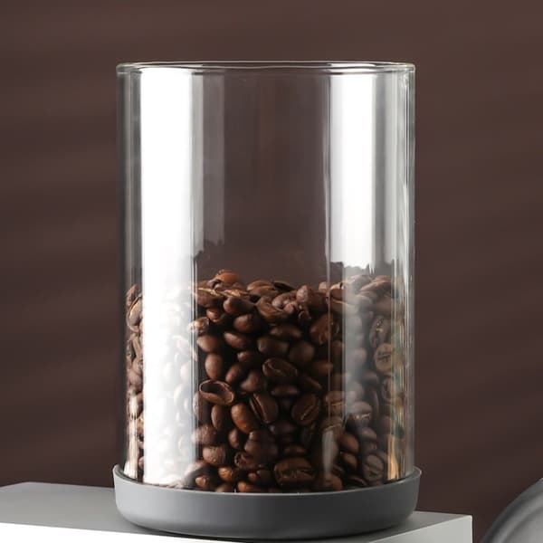 Glas Lufttät Behållare Matbehållare Burk BRUN S Brown S