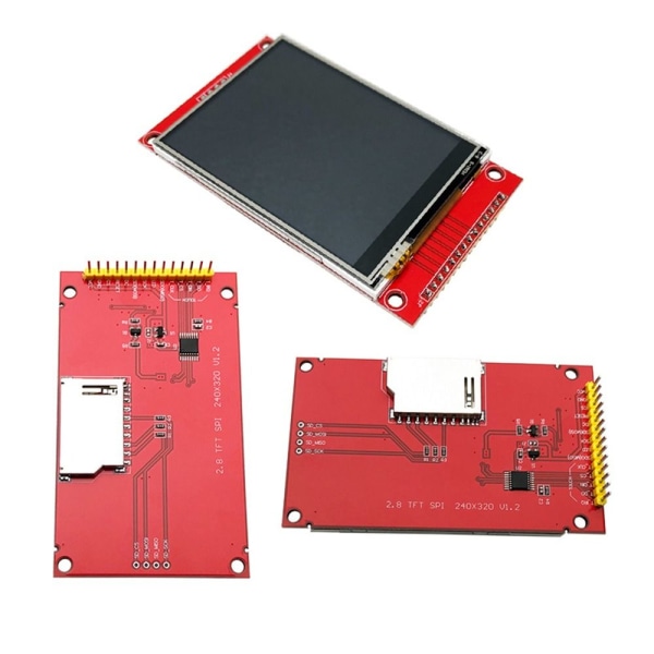 2,8" SPI TFT LCD-skjerm Touch Panel LCD Touch Screen Skjold