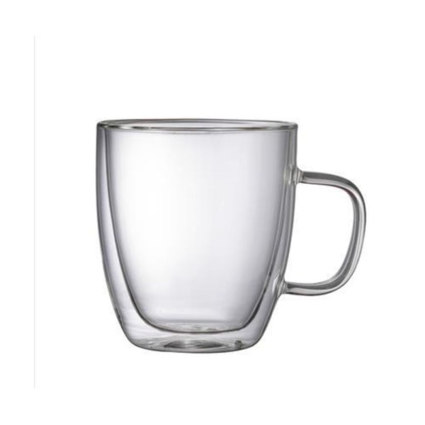 2x Glas Kaffekop Glaskrus 375ML 375ML 375ML