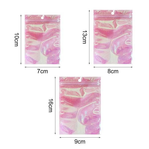 100st självförslutande påsar Förpackningspåse 7CMX10CM 7cmx10cm