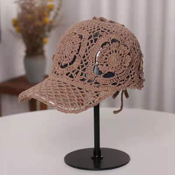 Baseballkasketter Krog Blomsterhat BEIGE Beige