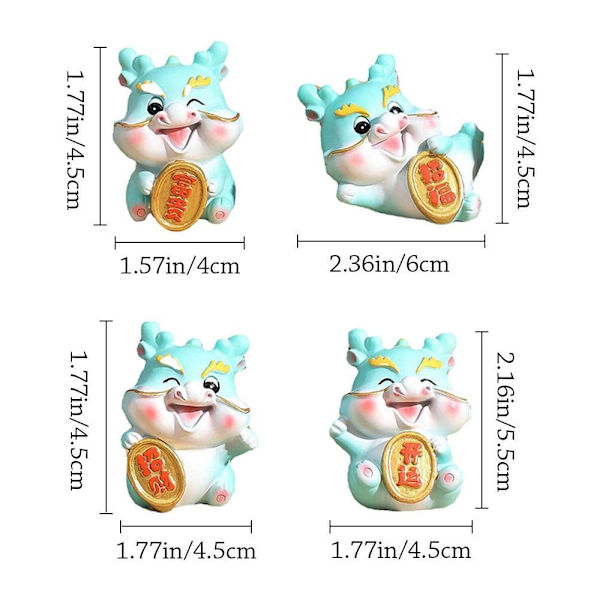 Bildekorasjonsfigurer 5 5 5
