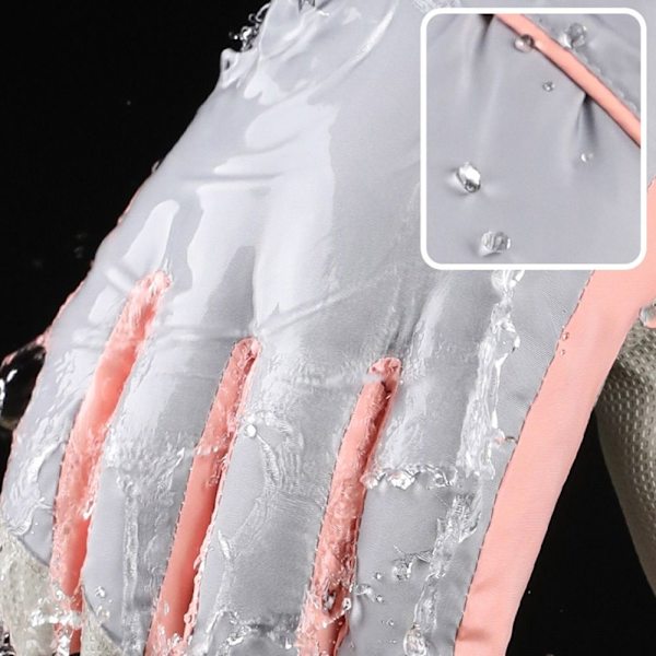Kvinder Plys Handsker Snowboard Ski Handsker MØRK PINK dark pink