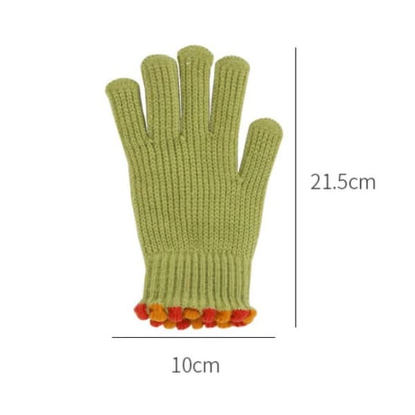 Helfingerhandskar Stickade Stretchhandskar BEIGE beige