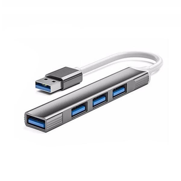Usb 3.0 Hub Type-C Splitter USB MØRKEGRÅ USB MØRKEGRÅ USB Dark Grey
