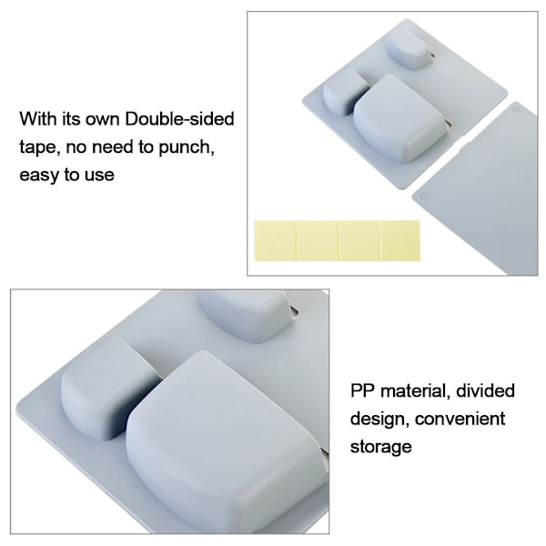Opbevaringsstativ Diverse Opbevaringsholder LYS GRÅ A A light gray A-A