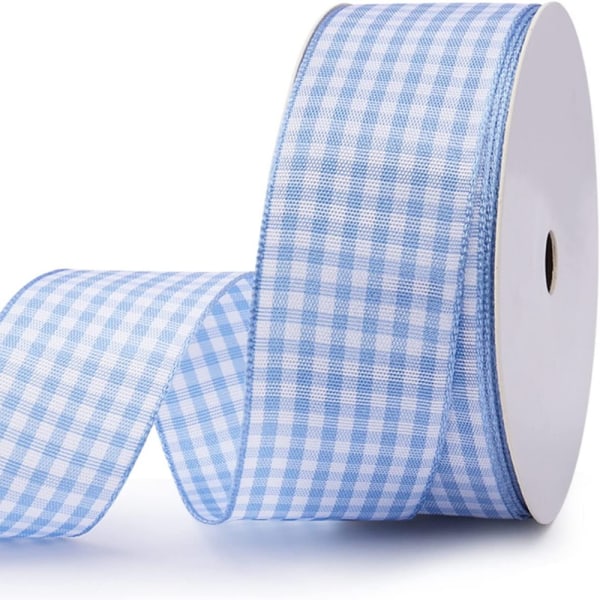 Taftbånd Gingham-bånd polyester