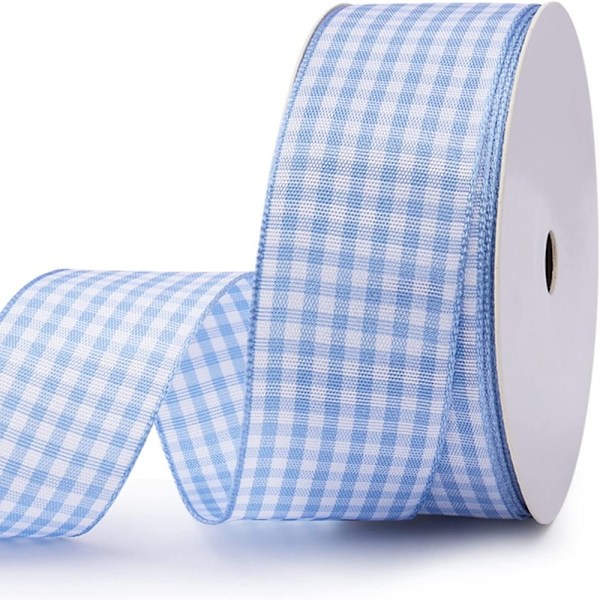 Taftband Gingham Ribbon Polyester