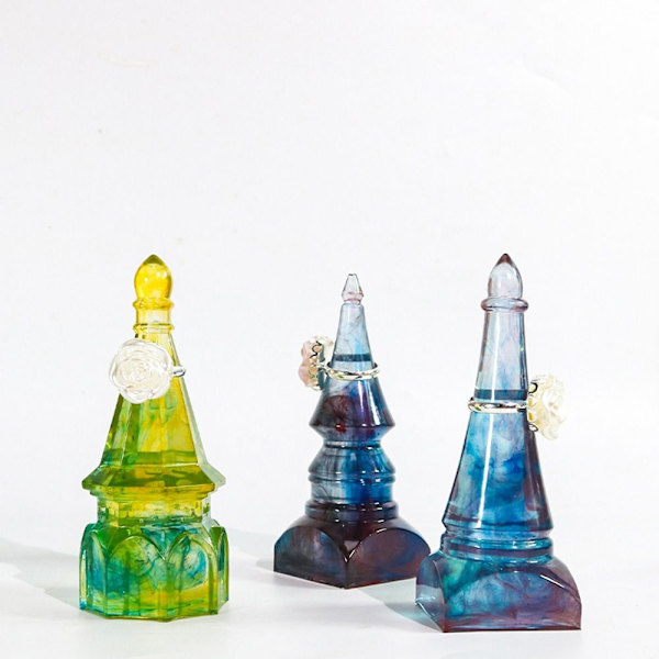 Ring Cone Resin Form Ring Hållare Silikon Molds Smycken Display