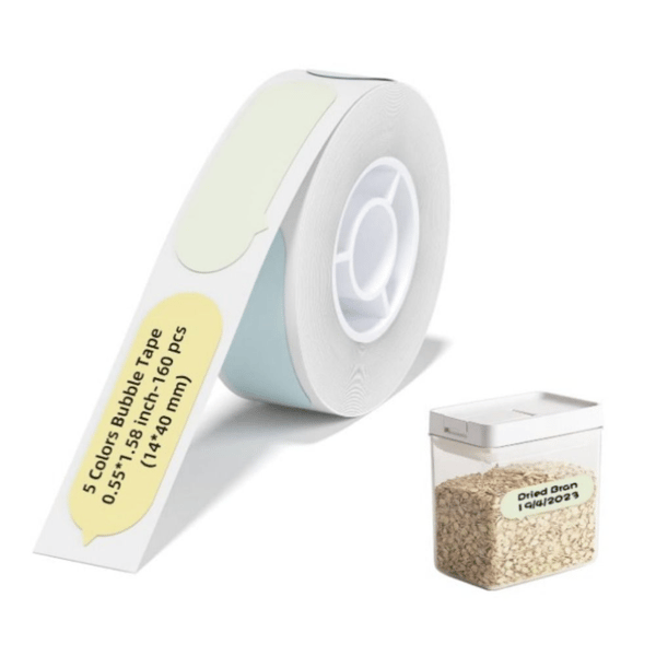 Label Maker Tape Sticker Labels 5 farger