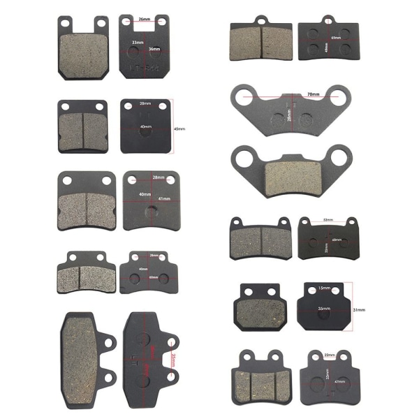 Sykkelbremseklosser Scooter Bremseskive 3 3 3