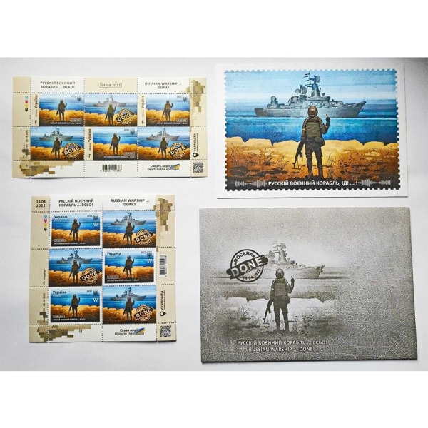 Postfrimerker Porto ukrainsk frimerke