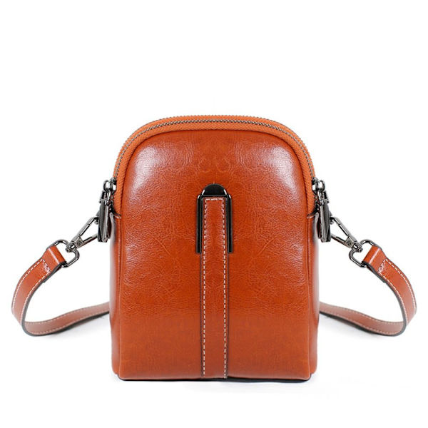 Crossbody Axelväskor Dragkedja Väskor KAFFE Coffee
