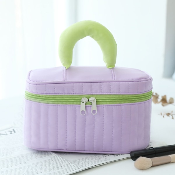 Triangle Makeup Bag Kosmetisk Veske LILLA 2 2 purple 2-2