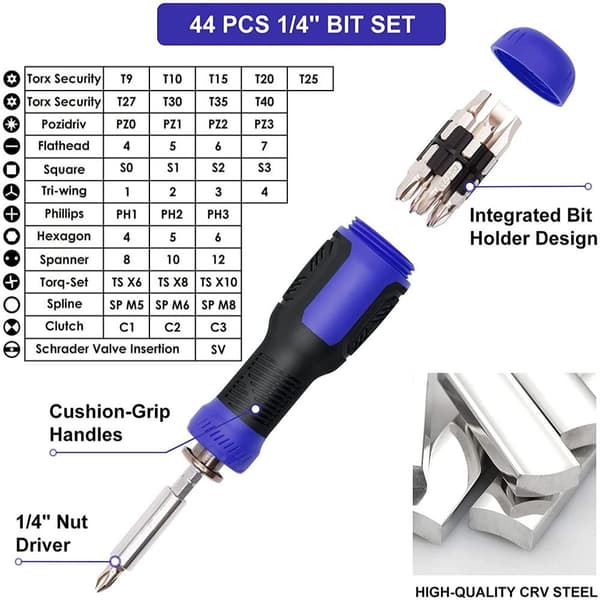 Set 190 i 1 BLÅTT Blue