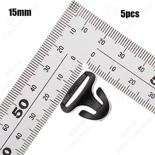 5 st Tältrep Spänne Pil Sladd Krok 15MM INTE JUSTERBAR EJ 15mmnot adjustable