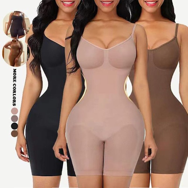 Bodysuit Shapewear Laihdutusalusvaatteet NUDE XXL nude XXL