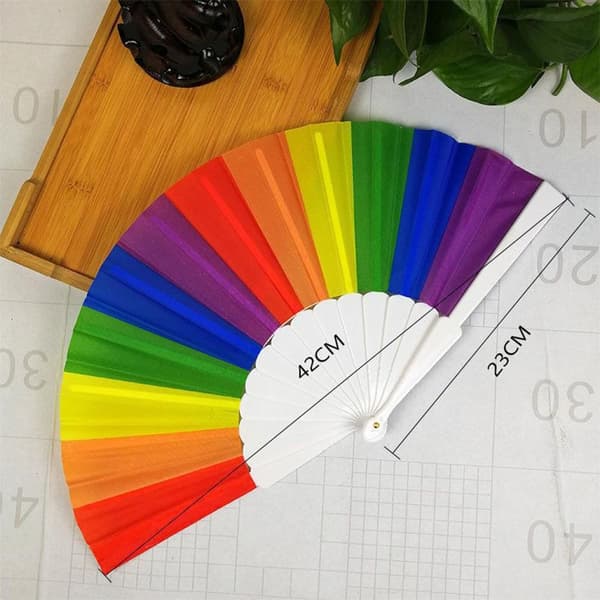 Rainbow Fans Rainbow Hand Fan A A A