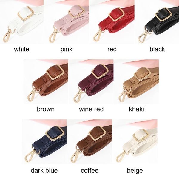 Väska Strap Axelväska Bälten KAFFE coffee