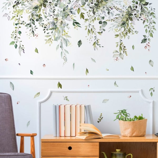 1 st väggdekaler gröna löv dekaler B B B