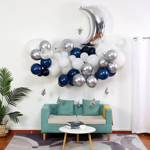 Eid Mubarak Ballong SILVER