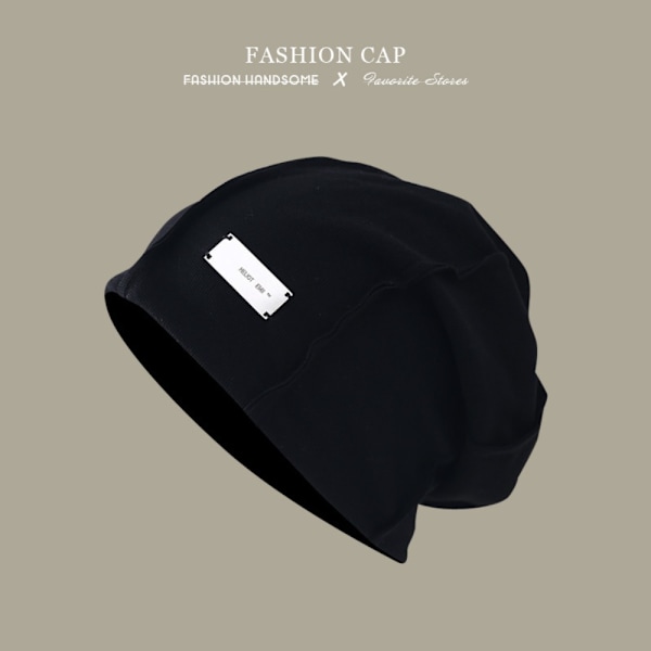 Efterår Vinter Hat Bonnet Caps SORT Black