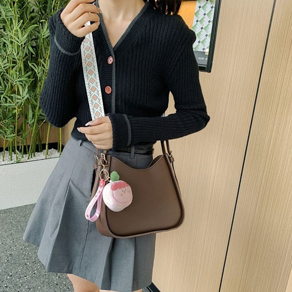 Dame skuldertaske Tote tasker BRUN brown