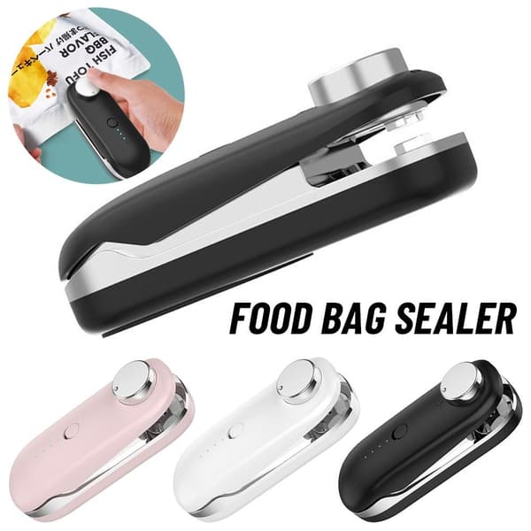 Tiivistyskone Snack Sealer MUSTA Black