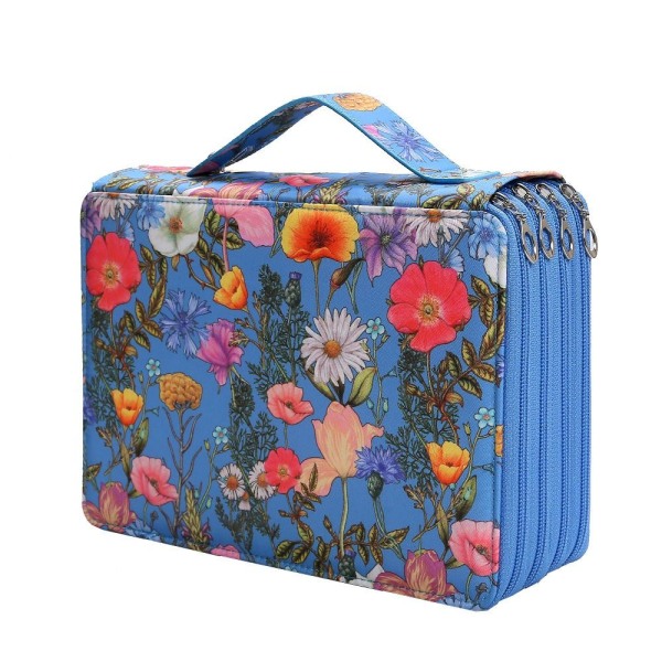 Färg penna brevpapper box case pennväska