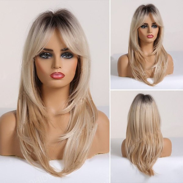 Kvinner parykk blond 1 1 1