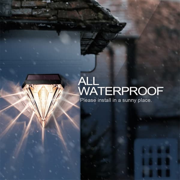 2kpl Solar Light Seinävalaisimet Solar LED Light