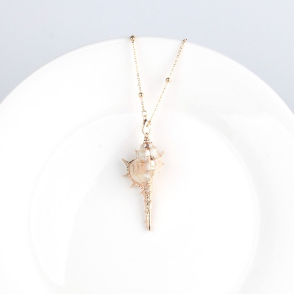 Boho Conch Shell Kaulakoru Natural Seashell Riipukset 1 1 1