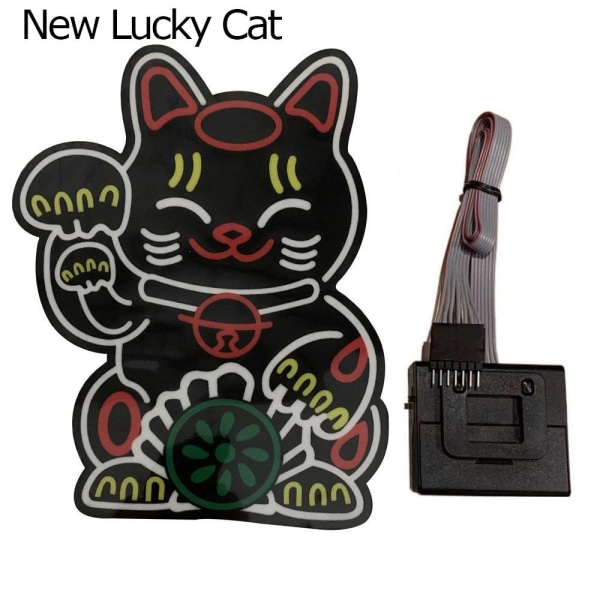 LED-bil-klistremerke Frontrute-klistremerke NY LUCKY CAT NY LUCKY CAT New Lucky Cat