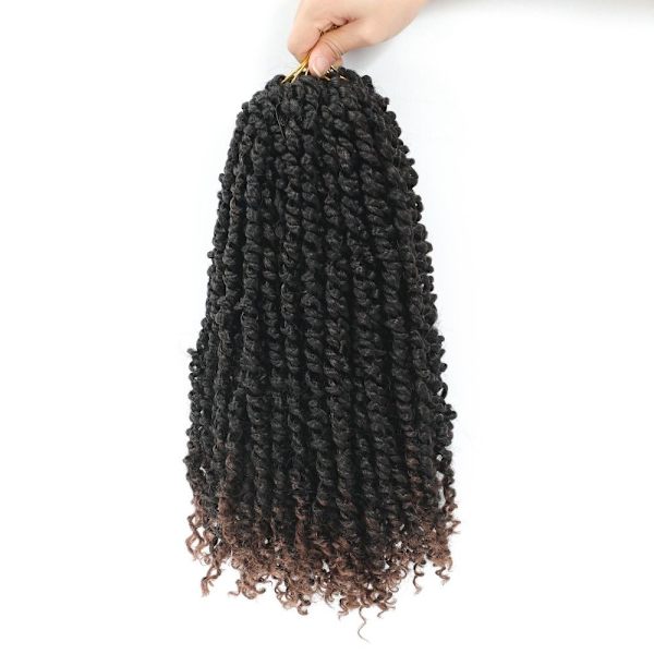 Twist Crochet Hair Hårförlängning KAFFE coffee