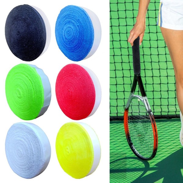 Badmintonracket Overgrips Handduksvettband GUL yellow