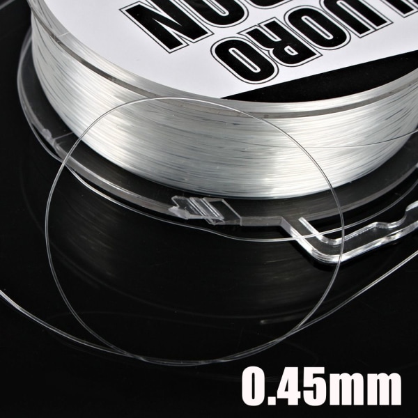 300M FluoroCarbon Fiskesnøre Sterk Wire DIA.-0,45MM Dia.-0.45mm