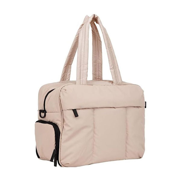 Travel Duffel Bag Puffer Gym Kangaskassi VAALEAN PINKKI Light Pink