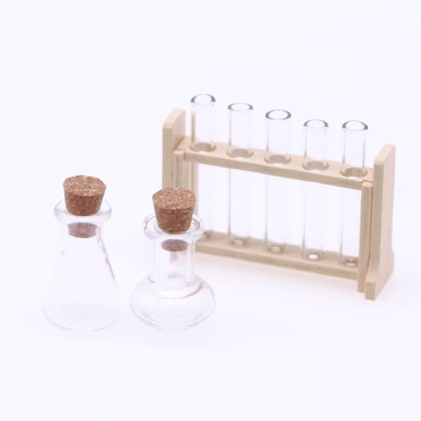 Simuleringsglas Provrör MÖRKBRUN dark brown