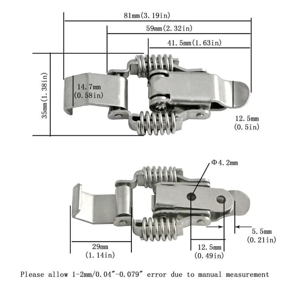 Toggle Lock Spænde Lås 1PC 1PC 1pc