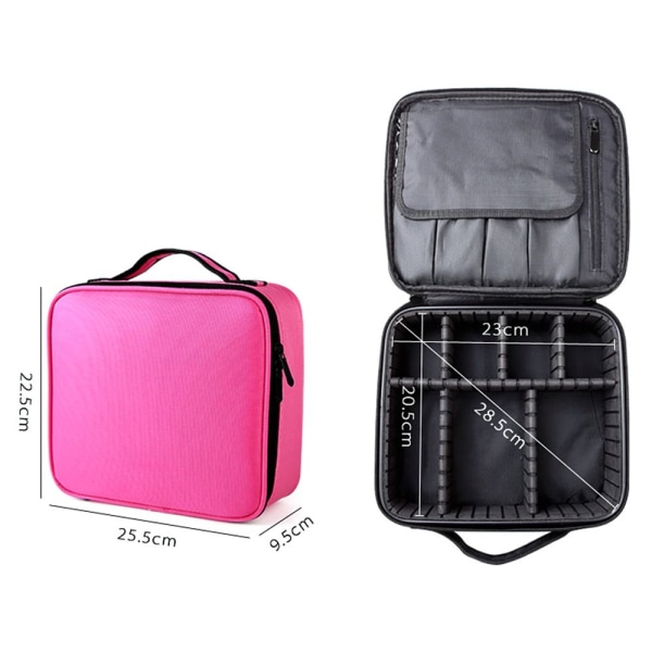 Kosmetisk taske Makeup Brush Case PINK pink