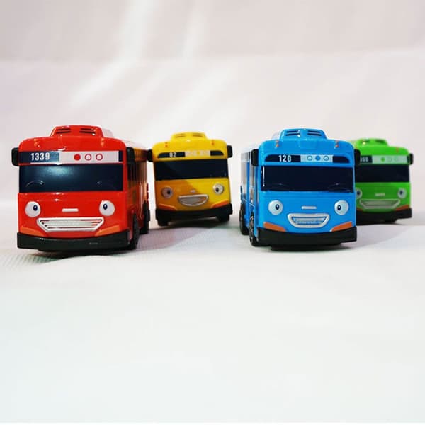 Mini Pull Back Buss TAYO Bussbil blue
