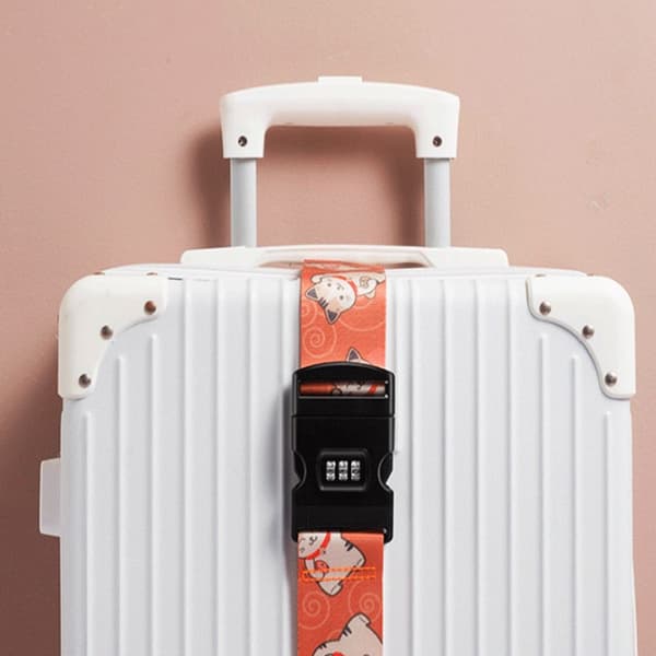 Bagageremmar Packrem ORANGE TSA LOCK TSA LOCK orange TSA lock-TSA lock