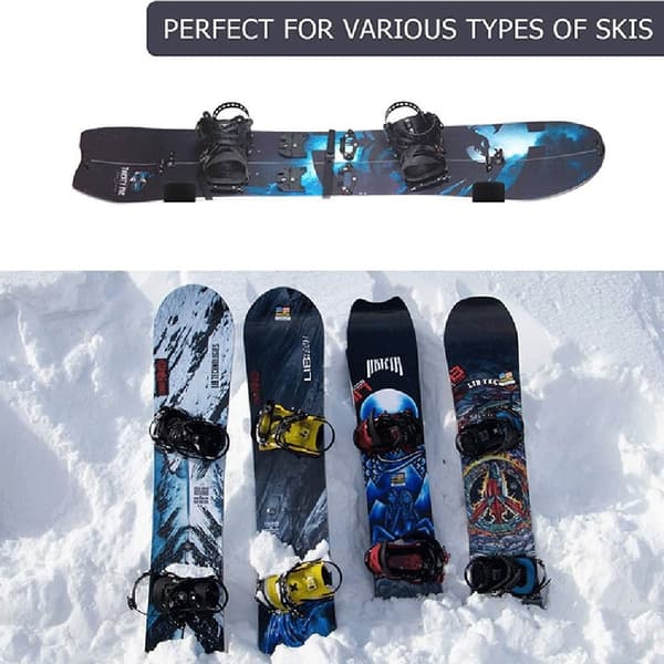 2 par Snowboard Wall Mount Skateboard Display Rack 2 2 2