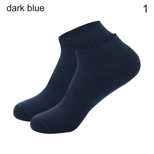 Puuvillasukat Naisten ja miesten sukat TUMMANSININEN 1 1 dark blue 1-1