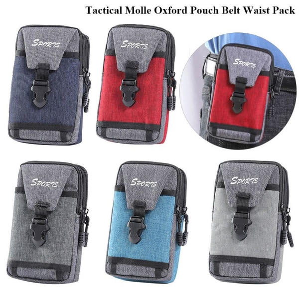 Tactical Molle Pouches Small Pocket NAVY MED STRAP MED STRAP Navy with Strap-with Strap