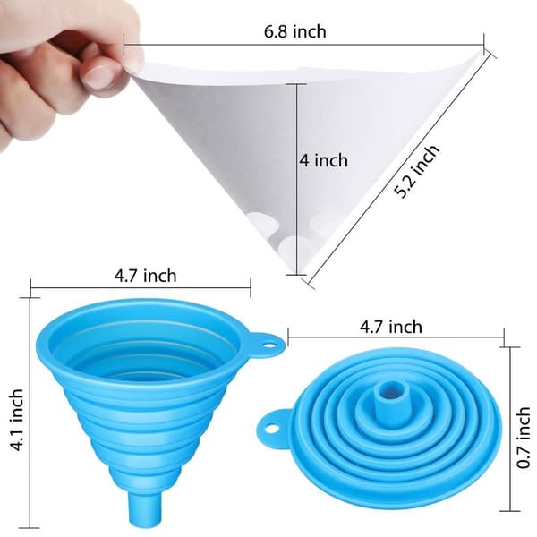 100 förpackningar Vikbar mesh Nylon