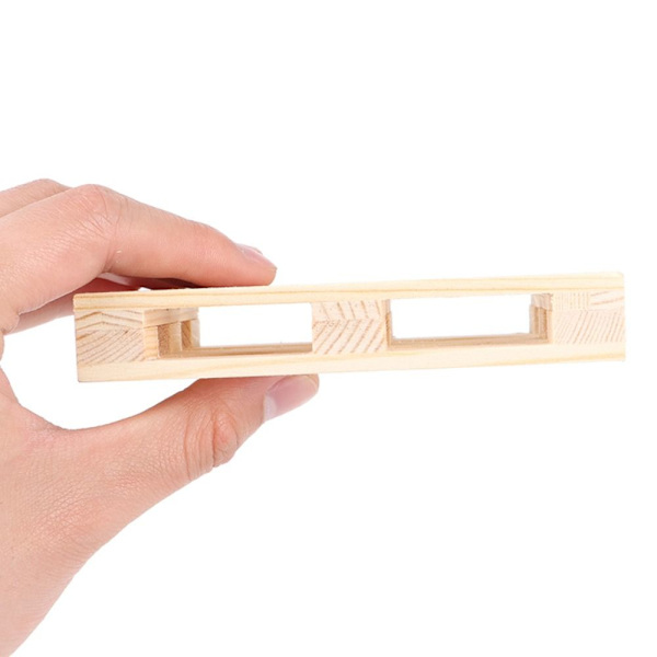 Trä Cup Coaster Mini Pall Drinks Isolering Pad wooden