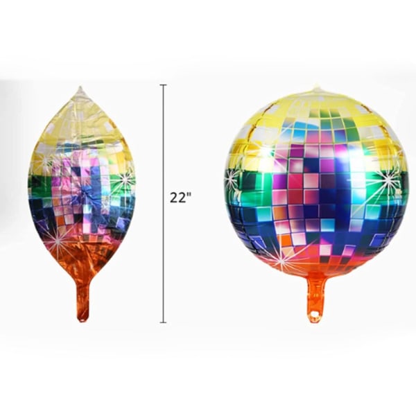 Disco alle balloner til 70'er Tema Disco Party MULTICOLOR Multicolor